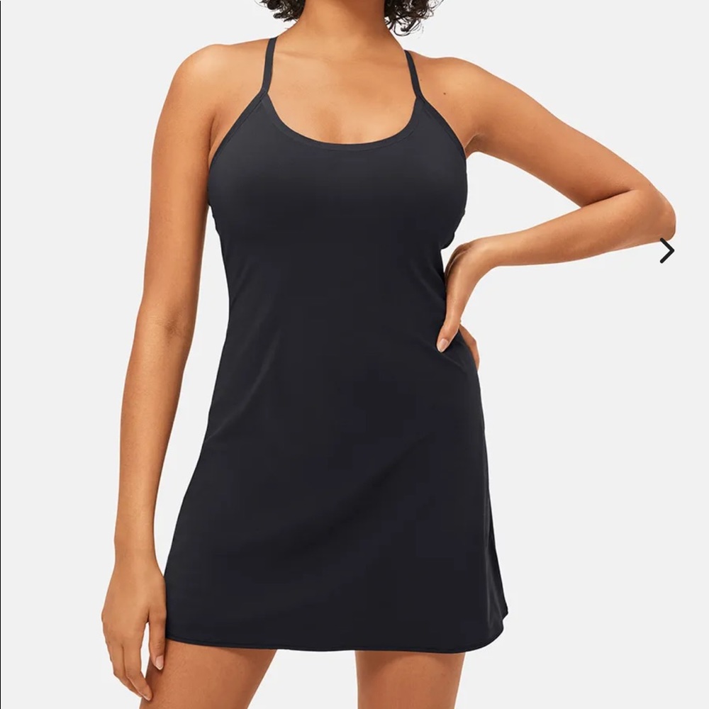 Black small exercise dress
